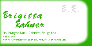 brigitta rahner business card